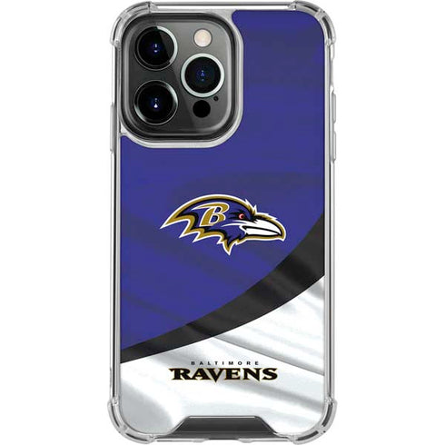 NFL Baltimore Ravens iPhone 16 Pro Clear Case